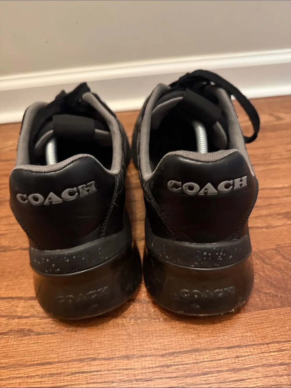 Coach Men's Citysole Runner Black Signature Jacquard Sneakers C8812 Size 13D